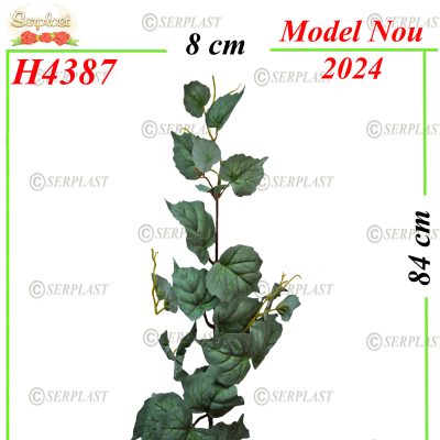 Creanga cu frunze de strugure-H4387-Buchete de Flori Artificiale-Serplast