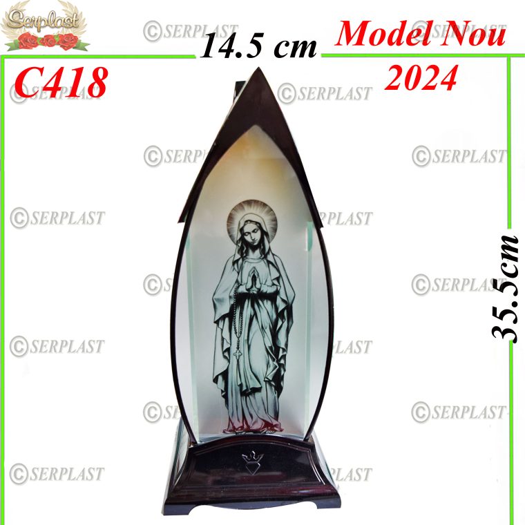 Felinar cu Sfanta Maria 65 Lei, 35.5cm C418 - W