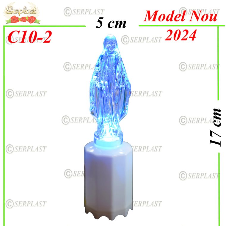 C10-2-Candela cu Led si Sf. Maria-Candelă-Serplast