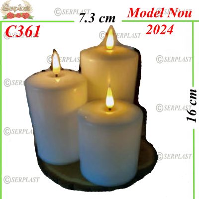 Lumanare cu Led mijloc 18.5 lei, C361