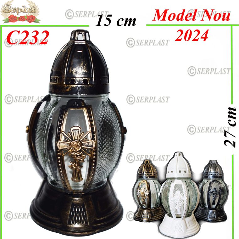 Candela cu cruce 12lei, 6buc, 27x15cm, C232