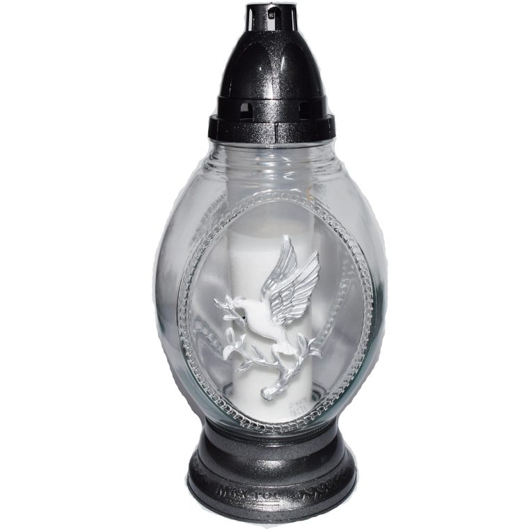 Candelă cu porumbel alb 18.9 lei (set de 6 buc), 30cm, C363-1