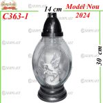 Candelă cu porumbel alb 18.9 lei (set de 6 buc), 30cm, C363-1 -w