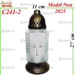 Candela cu cruce, 12.5 lei , 6buc, 27cm, C241-2 -w