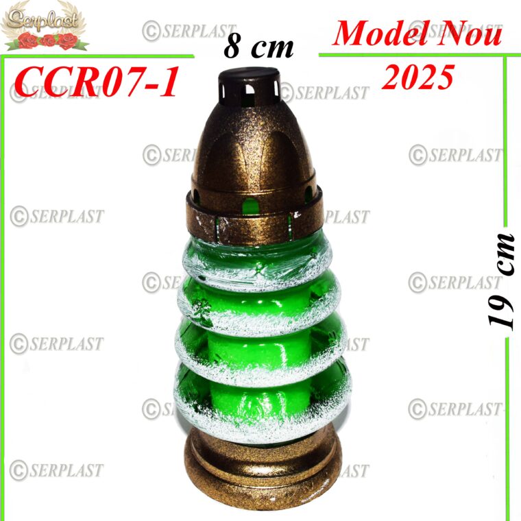 Candelă de crăciun Tip Brad 6 lei (set de 12 buc), 19cm, CCR07-1 -w