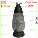 Candela cu cruce, 17 lei , 8buc, 29cm, C337-1 -w