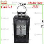 Laterna cu cruce si Isus, 38 lei , 26cm, C407-1 -w