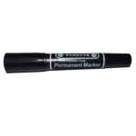 Marker permanent negru cu 2 capete
