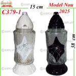 Candela artistic, 22 lei , 5buc, 38cm, C379-1 -w