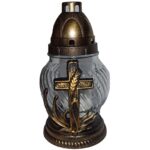 Candela cu cruce, 7 lei , 8buc, 20cm, C101-1