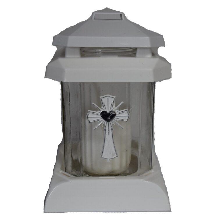 Candela cu cruce si inima, 15.5 lei , 6buc, 21cm, C316-5