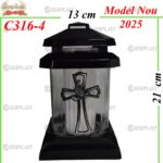 Candela cu cruce si porumbel, 15.5 lei , 6buc, 21cm, C316-4 -w