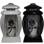 Candela cu trandafir deschis, 19.8 lei , 6buc, 25cm, C370-4