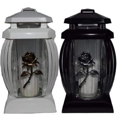 Candela cu trandafir deschis, 19.8 lei , 6buc, 25cm, C370-4