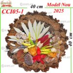 Coroane din Con Natural Împodobit Ø40, CCI05-1 -w