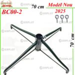 Butuc cu picior metal mare, BC00-2 -w