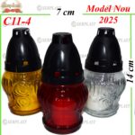 Candelă cu model rotund 2.7 lei mixt, (set de 10 buc), 14cm, C11-4 -w