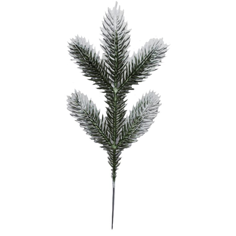 Crenguta verde cu alb 3d cu 5 ramuri, AC44
