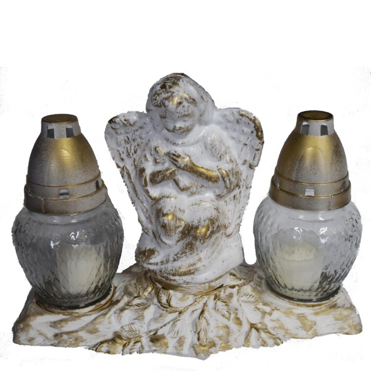 Candelă cu ingeras 14.5 lei, 28cm, C293-1