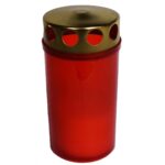 Candelă plastic cu capac 2.6 lei, (set de 24 buc), 12cm, C10-1