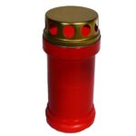 Candelă plastic cu capac 3.2 lei, (set de 15 buc), 12.5cm, C23-1