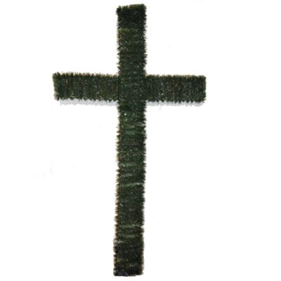 Coroană Funerară artificială din Brad Cruce fără suport TipIII, CB37-1