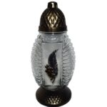 Candelă cu flori 16.5 lei (set de 6 buc), 30cm, C330-2