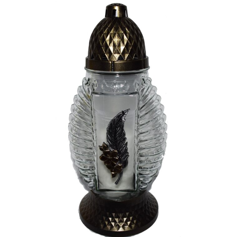 Candelă cu flori 16.5 lei (set de 6 buc), 30cm, C330-2
