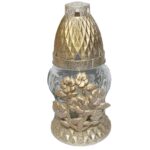 Candelă cu flori 3.28 lei (set de 11 buc), 17cm, C30-1
