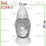 Candelă cu ingeras 11 lei (set de 6 buc), 26cm, C216-2 -w
