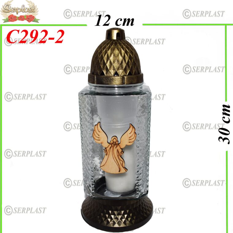 Candelă cu ingeras 14.5 lei (set de 6 buc), 30cm, C292-2 -w