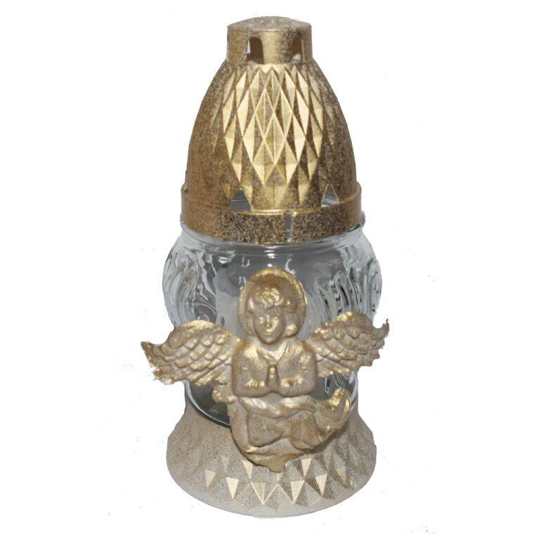 Candelă cu ingeras 3.6 lei (set de 11 buc), 17cm, C28-2