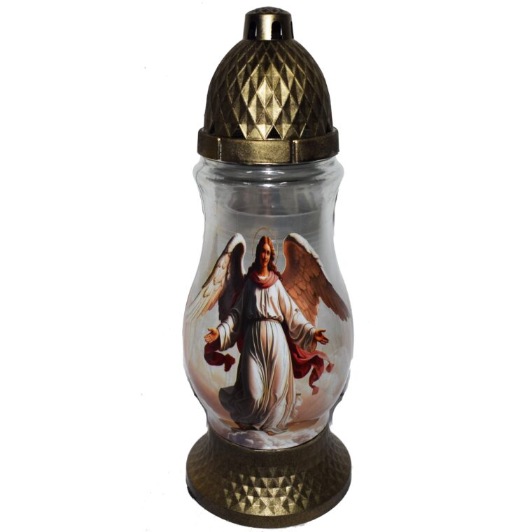 Candelă cu ingeras 8.4 lei (set de 6 buc), 28cm, C145-2