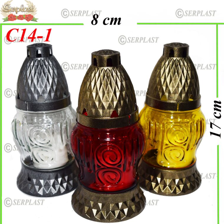 Candelă cu spiral mixt 2.88 lei (set de 11 buc), 17cm, C14-1 -w