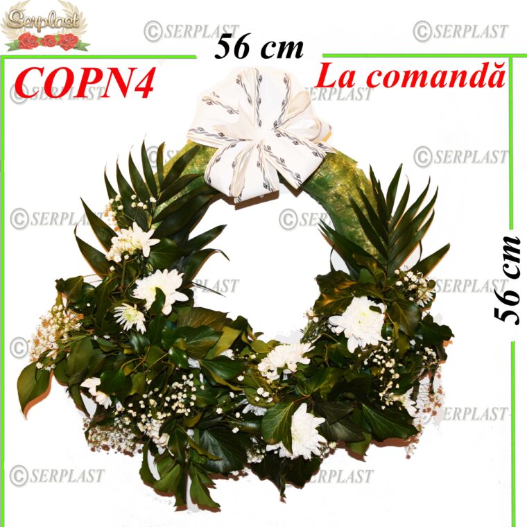 Coroane Naturala pe baza din Paie împodobit Ø40, COPN4 -w