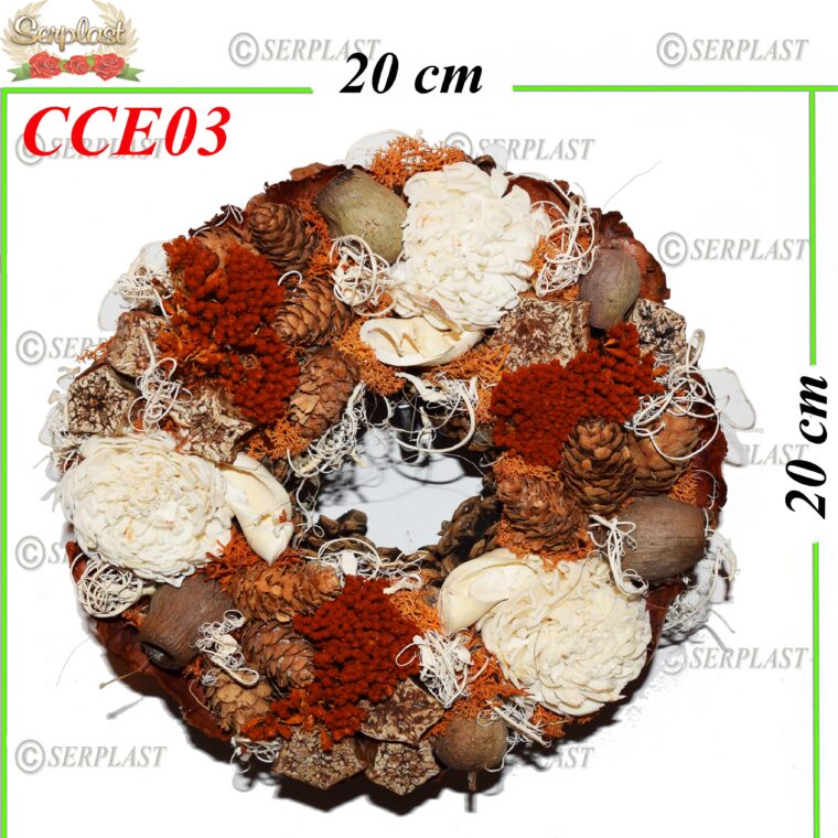 Coroane din Con Natural Împodobit Extra Ø20, CCE03 -w