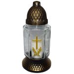 Candelă cruce 9.5 lei (set de 6 buc), 25cm, C164-1