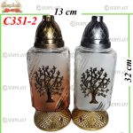 Candelă cu copac 18 lei (set de 9 buc), 32cm, C351-2 -w