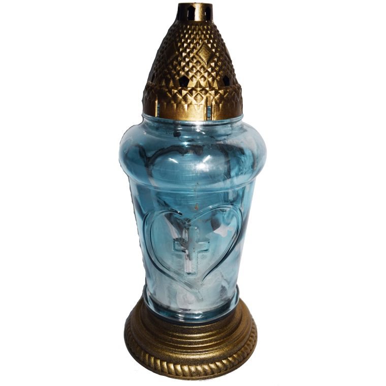 Candelă cu cruce 12 lei (set de 8 buc), 29cm, C232-1