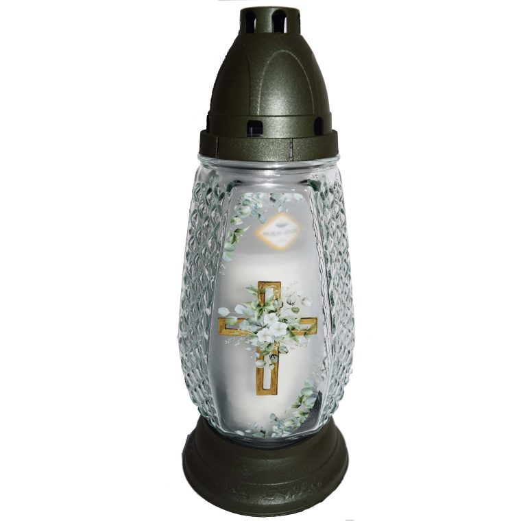 Candelă cu cruce 15.5 lei (set de 8 buc), 28cm, C313-2