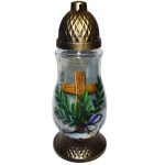 Candelă cu cruce 8.4 lei (set de 6 buc), 28cm, C140-2