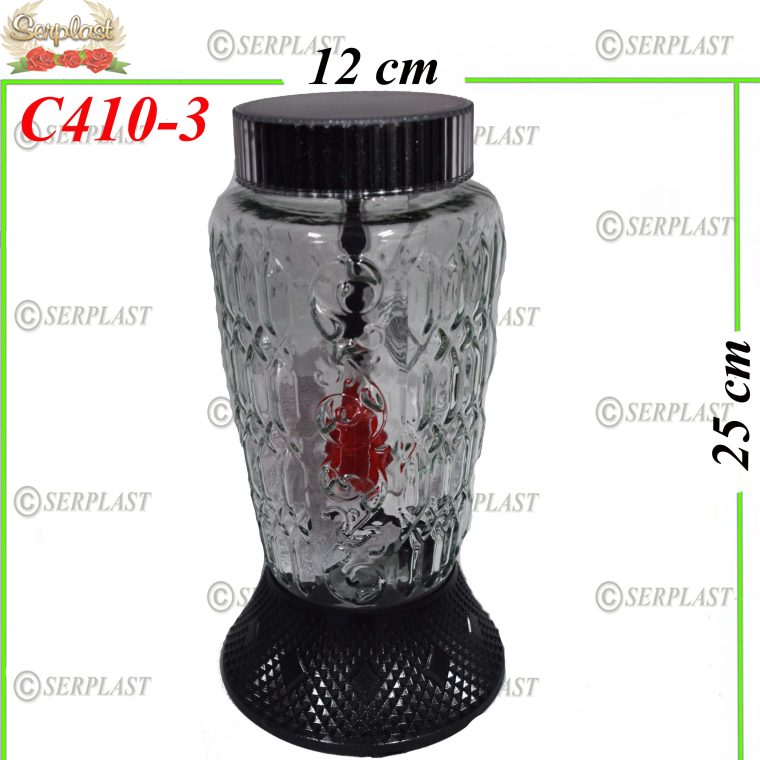 Candelă cu spiral cu Led 50 lei (set de 6 buc), 25cm, C410-3 -w