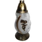 Candelă cu trandafiri 14.5 lei (set de 6 buc), 28cm, C291-1