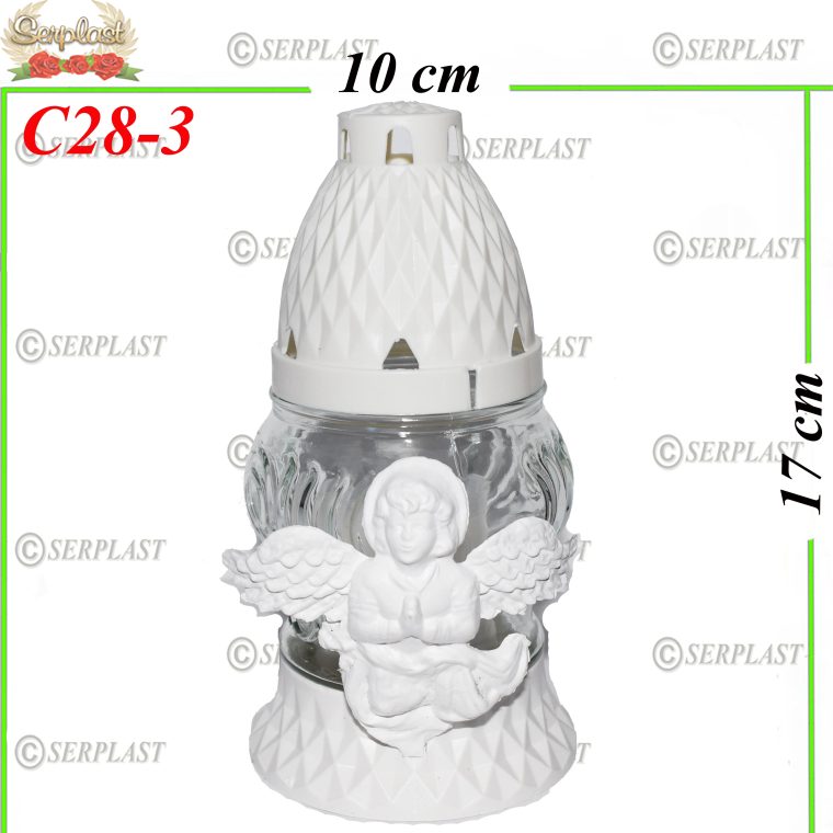 Candelă ingeras 3.6 lei (set de 11 buc), 17cm, C28-3 -w