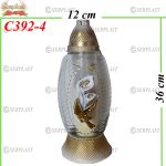 Candelă cu cale 24 lei (set de 6 buc) 36 cm, C392-4 -w