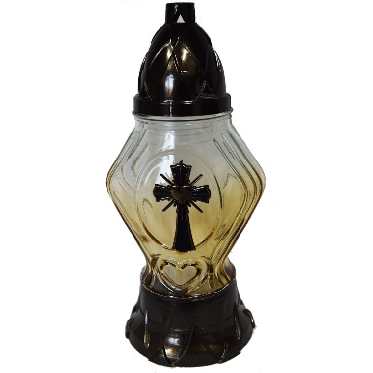Candelă cu cruce 13.5 lei (set de 7 buc) 26 cm, C268-2