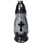 Candelă cu cruce 17.5 lei (set de 8 buc) 29 cm, C347-3
