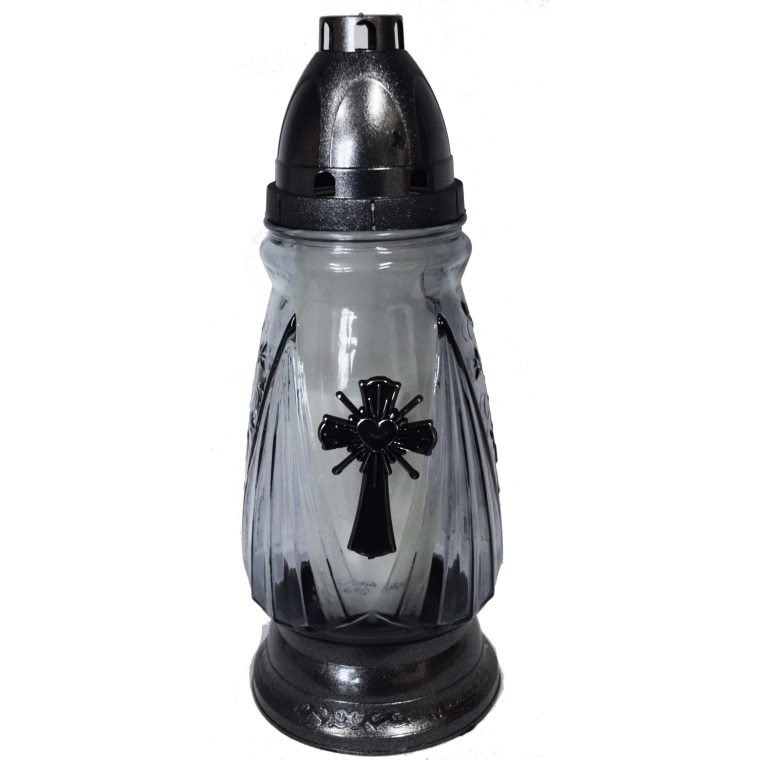 Candelă cu cruce 17.5 lei (set de 8 buc) 29 cm, C347-3
