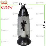 Candelă cu cruce 19.5 lei (set de 6 buc) 33 cm, C368-1 -w