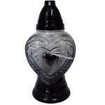 Candelă cu inimă 20.5 lei (set de 6 buc) 27 cm, C373-1